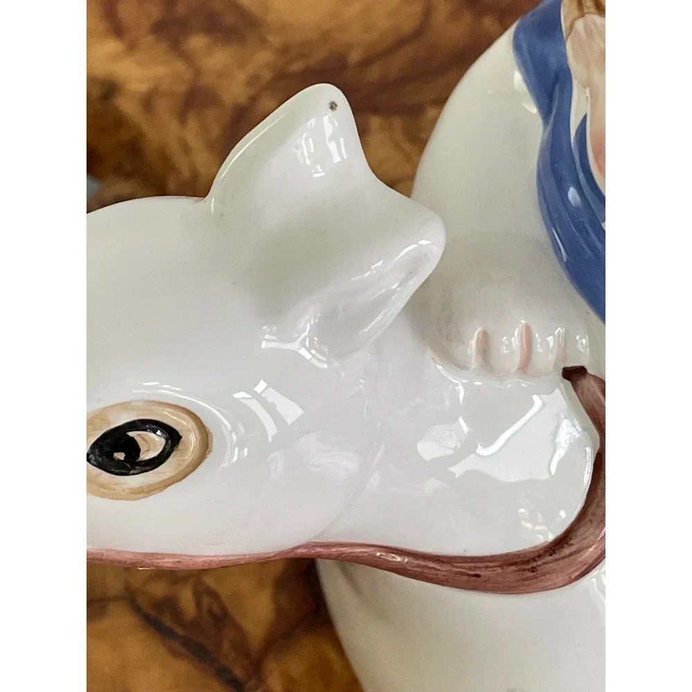 Vintage Jockey Riding Horse Teapot Hand Painted Myasaky Created Teapot 1990